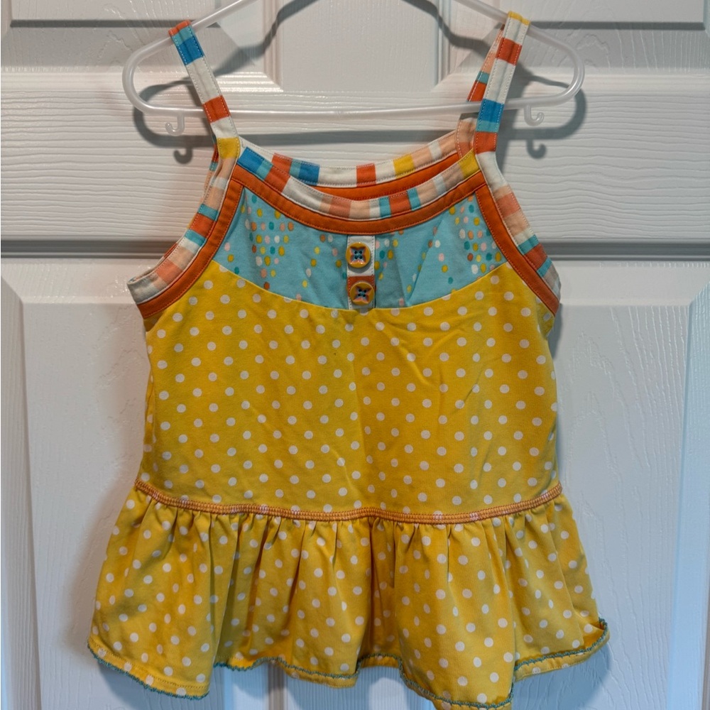 Colorful Polka Dot Kids Tank Top